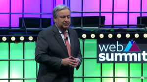 ONU na Web Summit <brt> António Guterres afirma que a Pandemia fez crescer a Era Digital